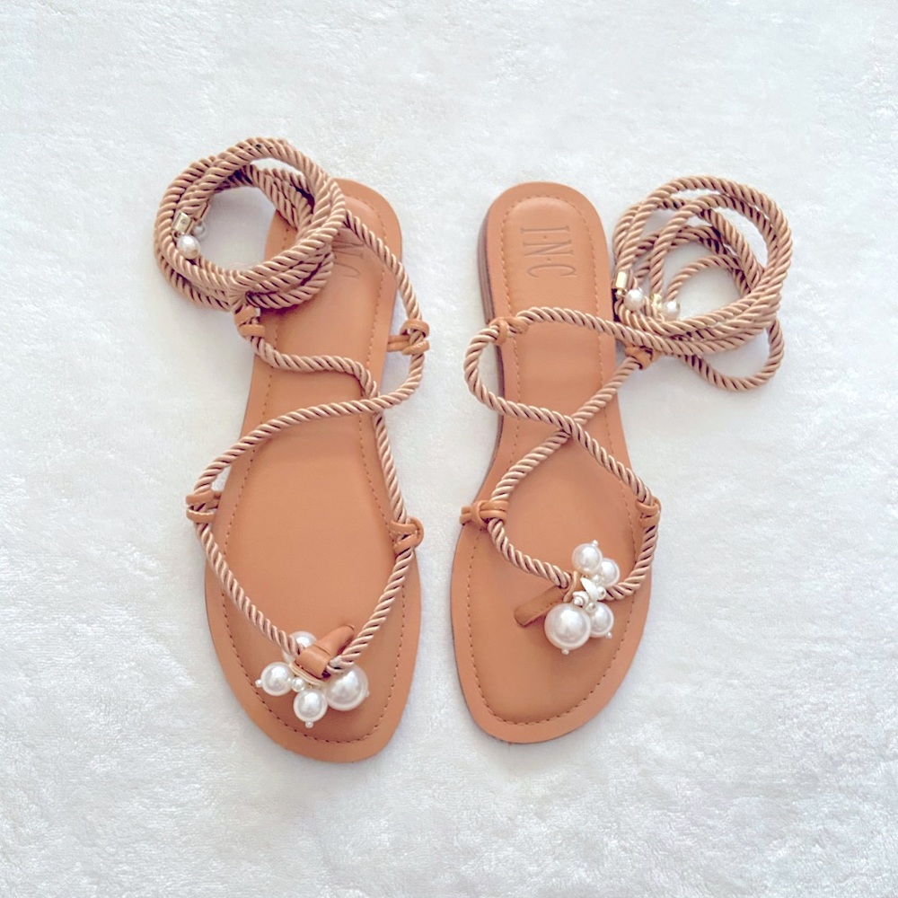 INC Rope Strap-up Sandal
